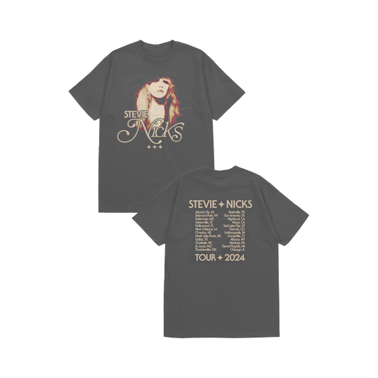 Stevie Nicks Tour 2024 Tee - Gray