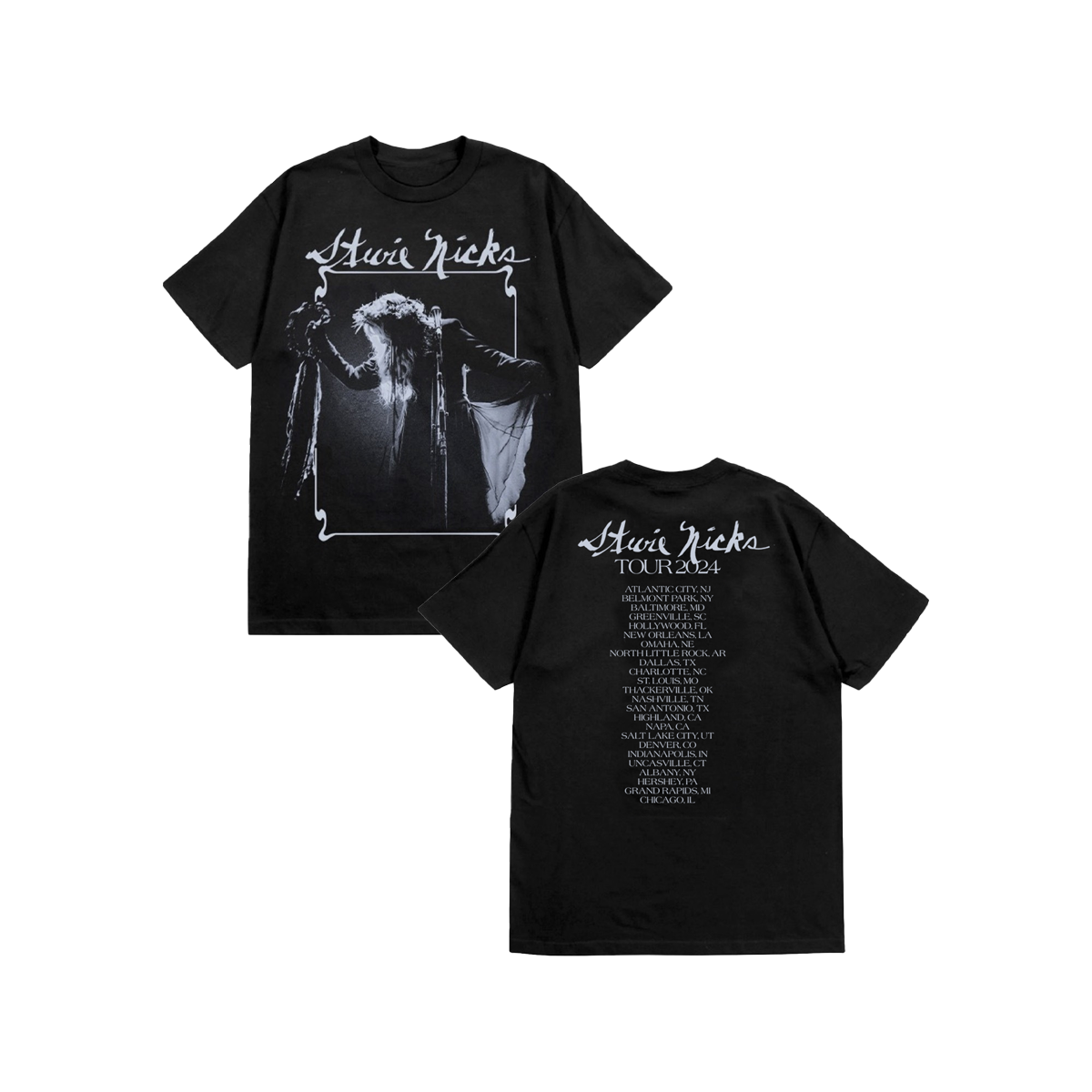 Stevie Nicks Tour 2024 Dateback Tee