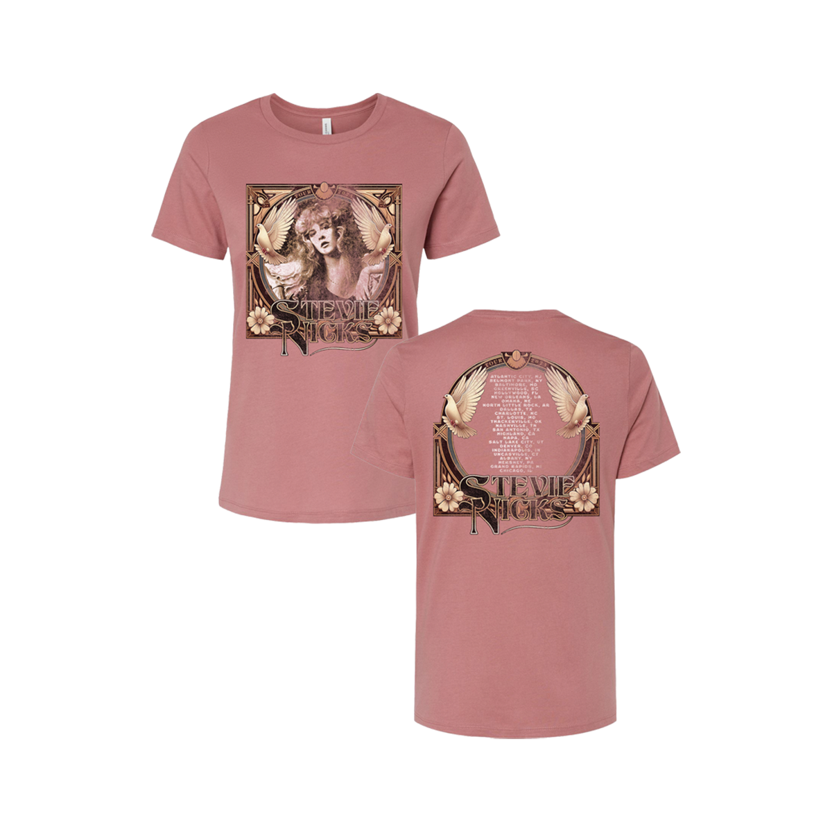 Stevie Nicks Tour 2024 Tee - Mauve