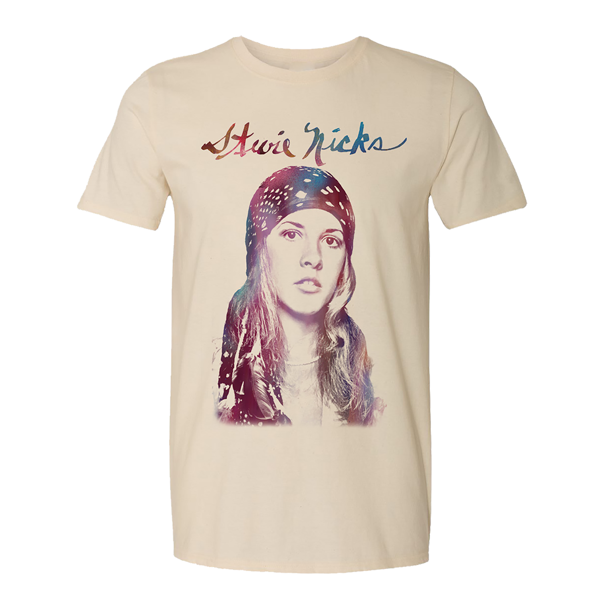 Stevie Nicks Tour 2025 Head Scarf Photo Tee
