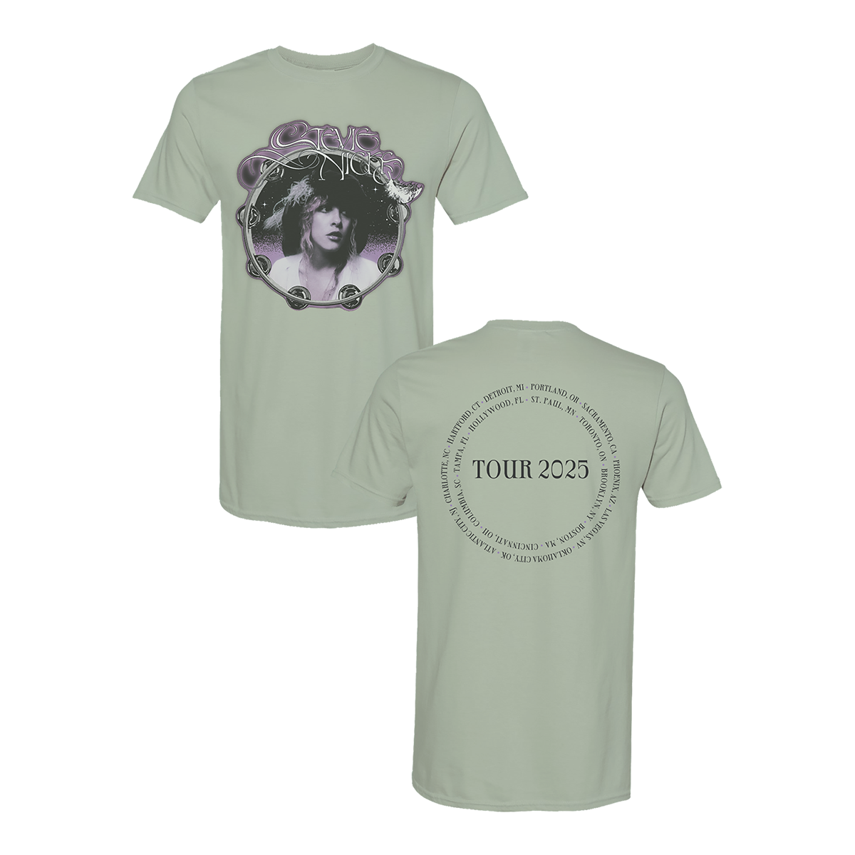 Stevie Nicks Tour 2025 Tambourine Tee