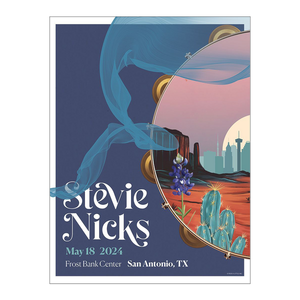 San Antonio, TX Poster - Regular Print – Stevie Nicks