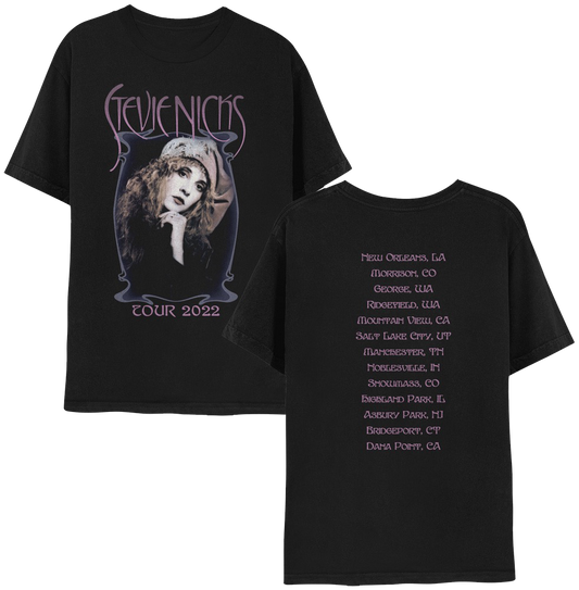Stevie Nicks Tour 2022 Black Tee